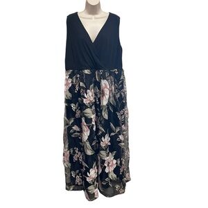 Cardalite women’s floral maxi dress sleeveless plus size 2x party wedding